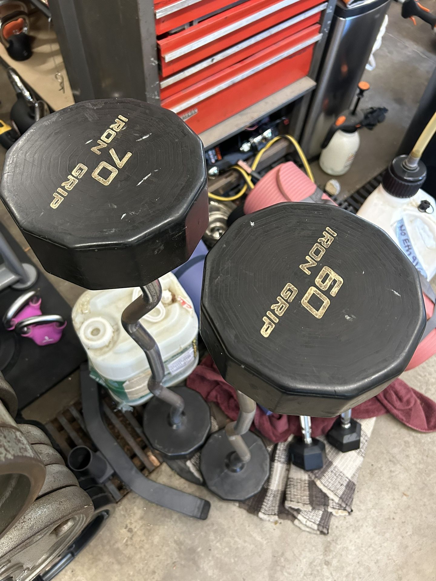 Iron Grip Curl Bars