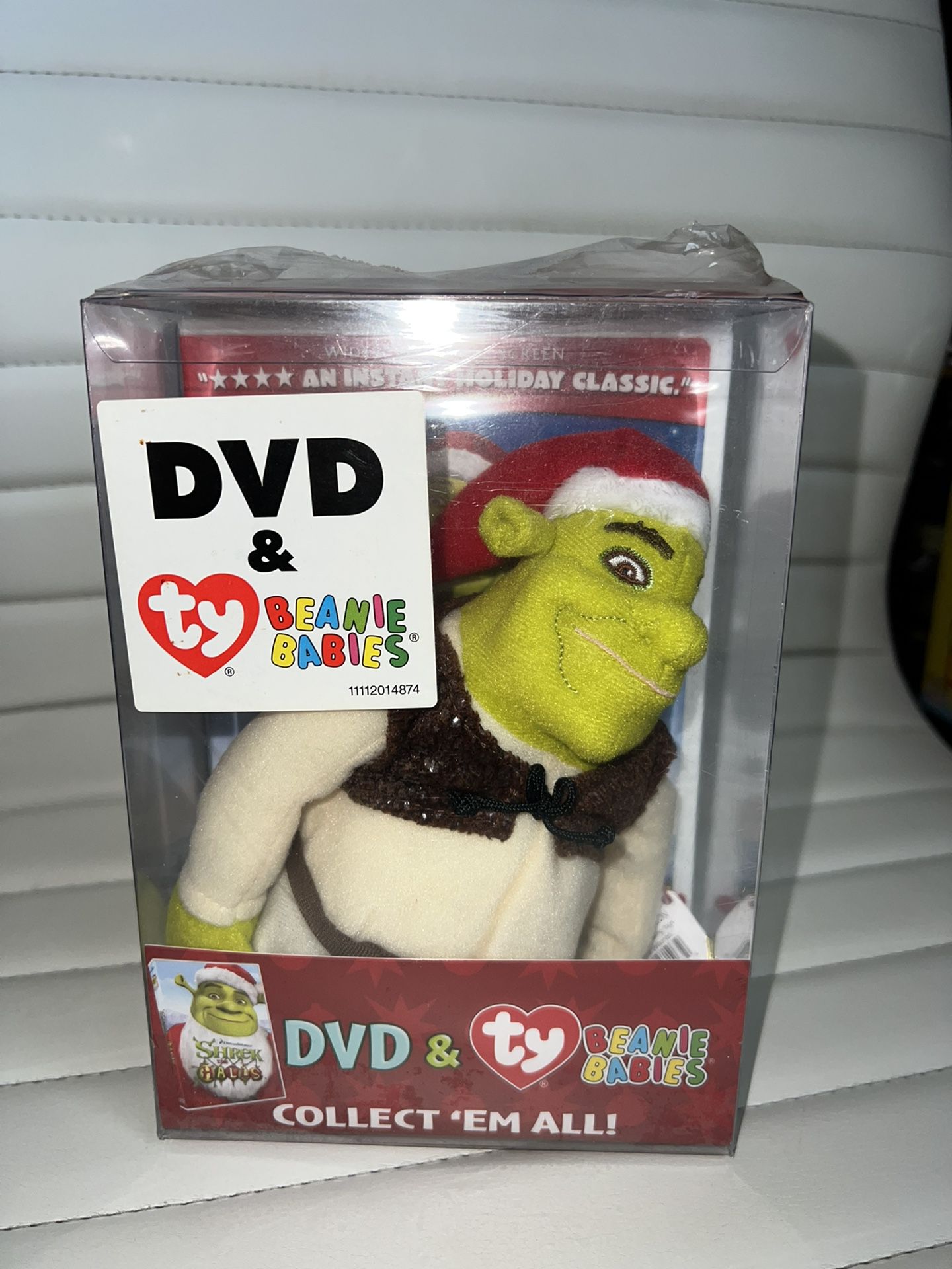 New Limited Edition Shrek DVD & Beanie Baby