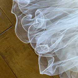 New Royal Length - Bridal Veil with Comb - 120” Long