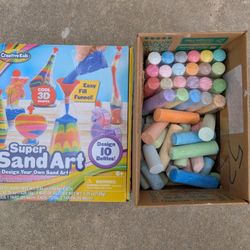 Kids Chalk and Sand Art