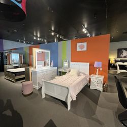 White 4PC Twin Bedroom Set