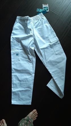 Medical uniform white pants small. New