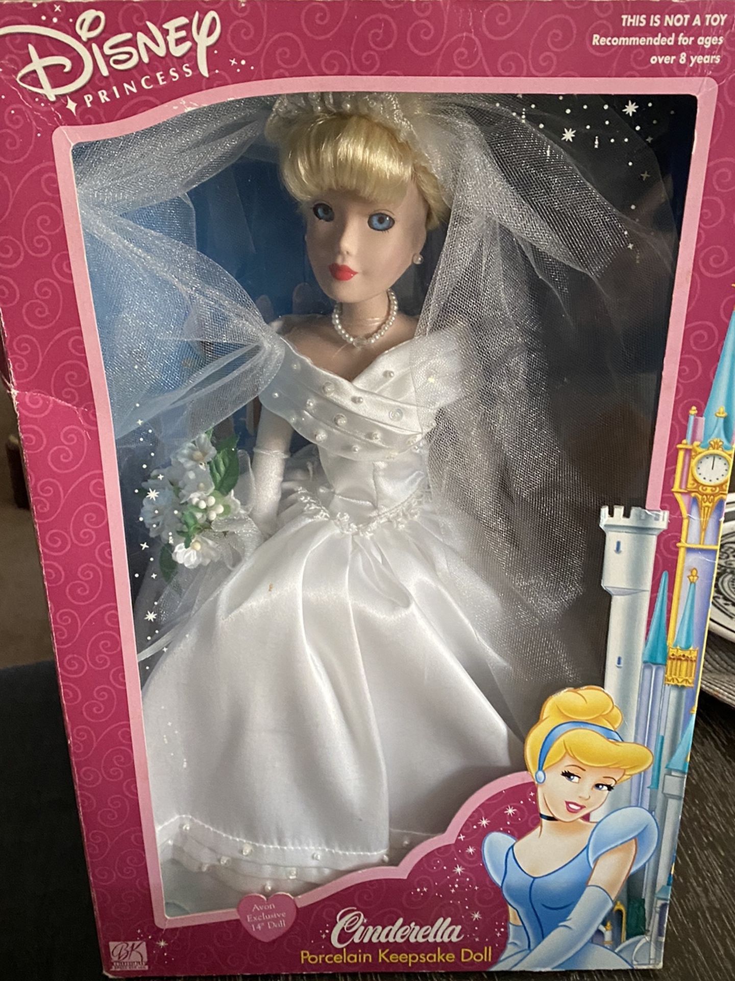 Disney Cinderella Porcelain Keepsake Doll