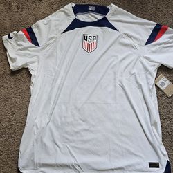 USA 22/23 Home Nike Vapor Match Soccer Jersey Size XXL NWT DN0638-101 $170 Retail