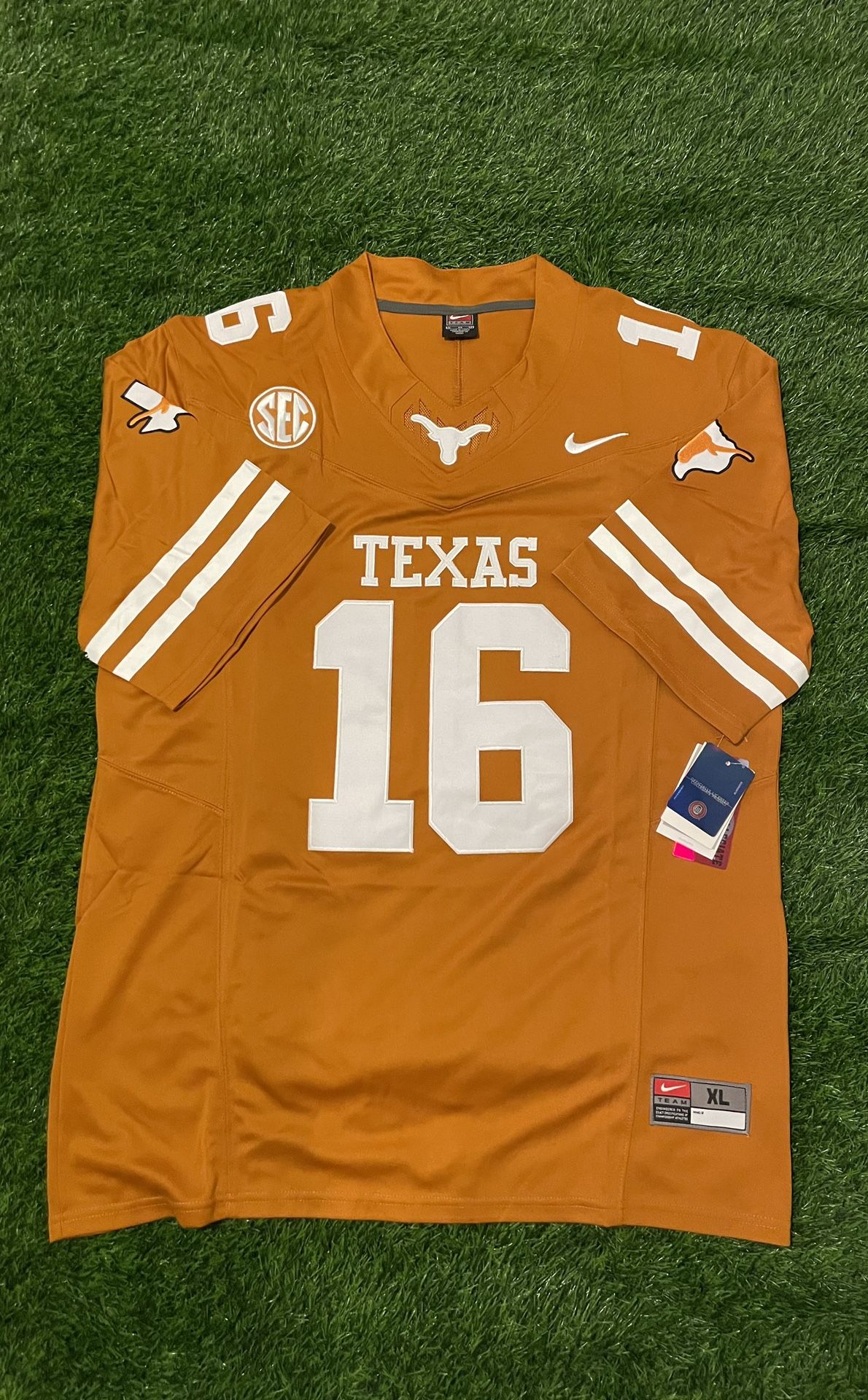 Texas Longhorns Arch Manning Jersey Men’s XL