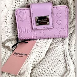 JUICY COUTURE Lilac Embossed Wallet