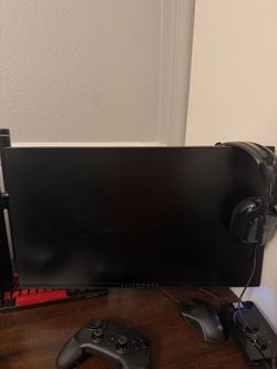 Two Alienware AW2521HFL 24.5" FHD 240Hz Gaming Monitor