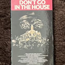 Don't Go In The House VHS