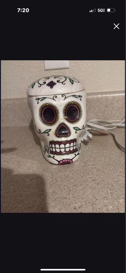 Day of the dead wax warmer