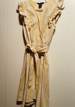 Spring/ Summer Yellow Stripe Dress Size S 