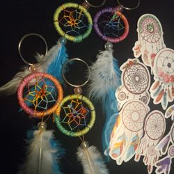 $1 DreamCatcher Keychains with FREE Stickers at Soap City Laundromat 9am-9pm 