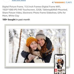 Digital Picture Frame 15.6 Inch 32 GB