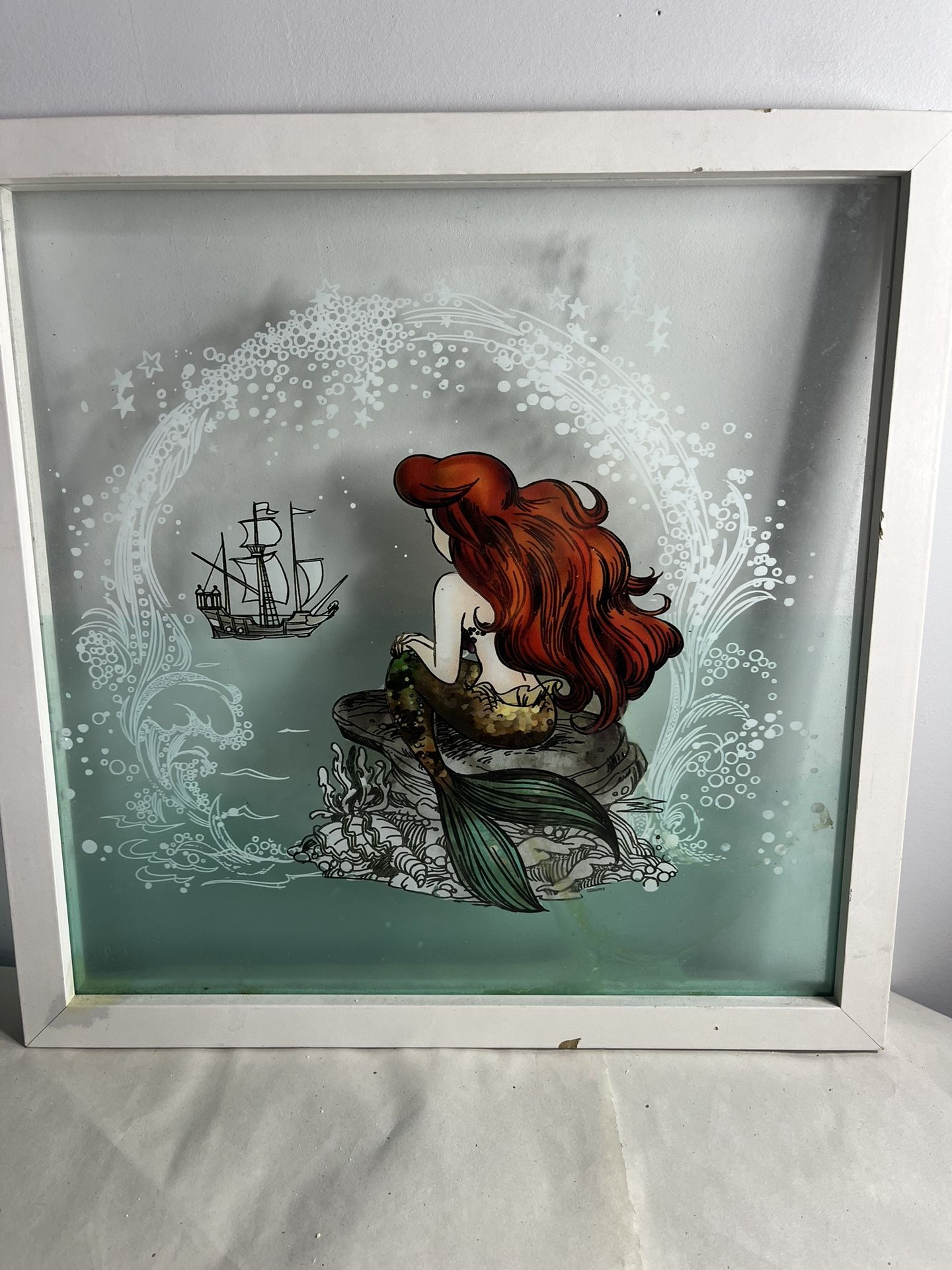 Glas Painted Ariel Walk Art