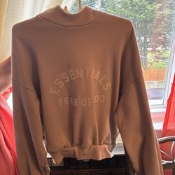 Beige Essentials Hoodie 100% Real No Replica