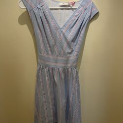 Vineyard Vines Striped Seersucker Tie dress - NWT SIZE 0