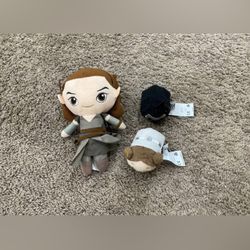 Star Wars Plushie Lot (3)