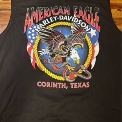 Harley-Davidson Men's Ride Metal Sleeveless Cotton Muscle Shirt Size Large