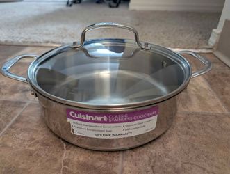 Cuisinart Classic Stainless Cookware Pot with Lid
