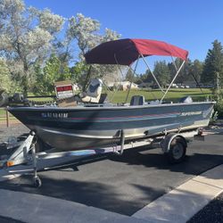 16 foot aluminum boat 