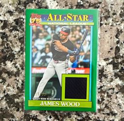 James Wood Topps All-Star Relic Card 1/99