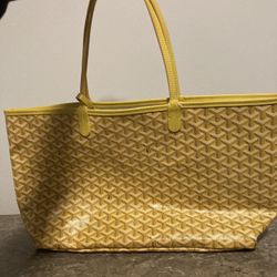 Yellow Goyard Purse 