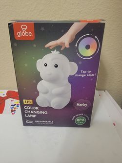 Globe Color Changing LED Monkey Lamp