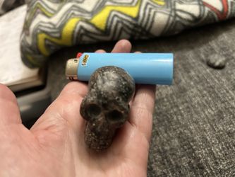 Black Carved Crystal Skull Price Is Each