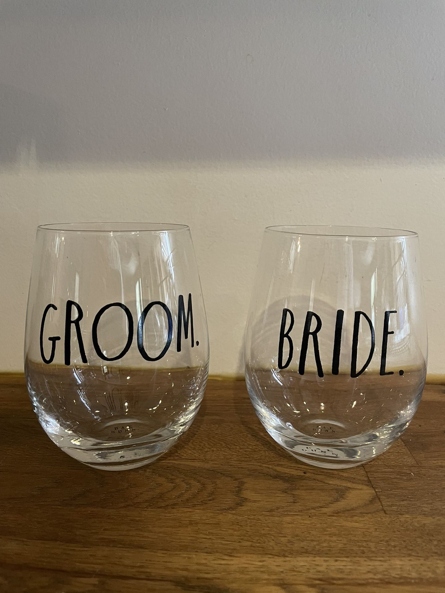 Bride And Groom Wine Glasses