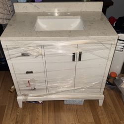 Vanity And Faucet Set