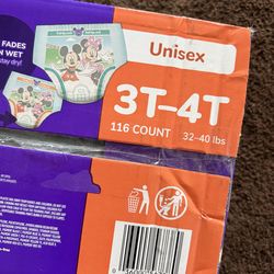Huggies 3/4T pull ups unisex