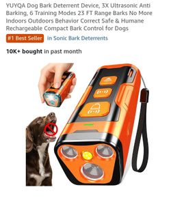NEW DOG BARK DETERRENT DEVICE