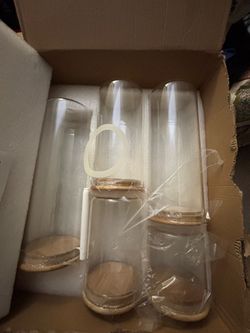 Glass jar set