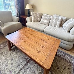 Sofa, Chair, Coffee Table And 2 Side Tables