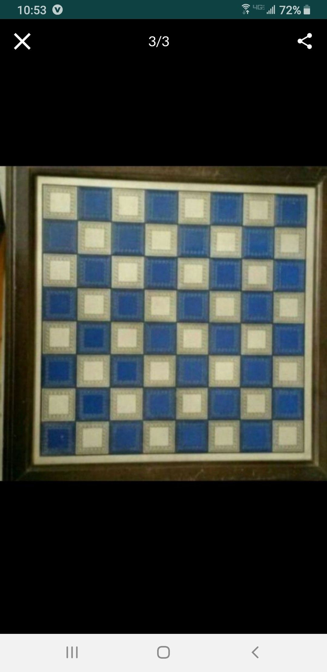 Pewter Civil War Chess Set