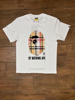 BAPE A Bathing Ape Plaid Ape Head Tee