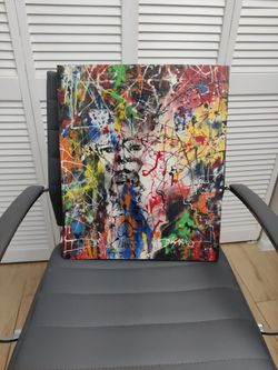 Original Acrylic Over Wood Panel By DelCarpio