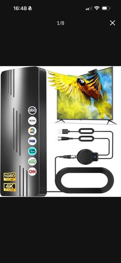 Brand new in box PVBKZ TV Antenna, 2026 Strongest 3200+ Miles Range 360° Reception TV Antenna Outdoor Indoor, Digital Antenna with Amplifier Signal Bo