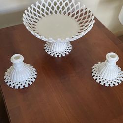 Candle And Decorative Bowl 