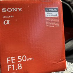 Sony Camera Lens