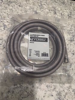 12’ icemaker hose braided steel New