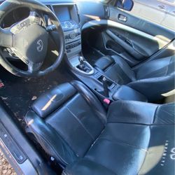 Full Set Of Black Seats 2008 Infiniti G35s Sport Sedan Seats