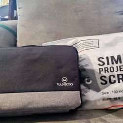 Reduced BRAND NEW VANKYO LEISURE 470 PROJECTOR WITH SCREEN (open box)