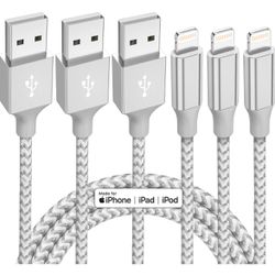 Brand: Bkayp iPhone Charger 3 Pack 10 ft Apple MFi Certified Lightning Nylon Braided Cable Fast Charging Cord Compatible with iPhone 13 12 11 Pro Max 
