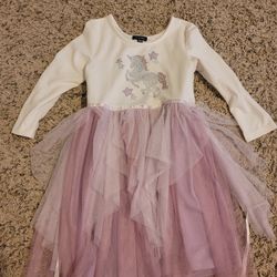 Little Girls Unicorn Dress- Size 6x