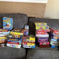 25+ Games Board Games Lot
