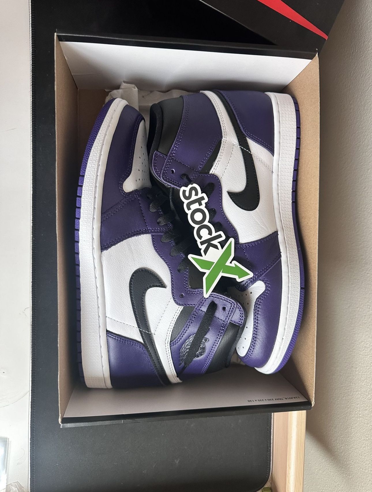 Size 11 Jordan 1 Court Purple 2.0