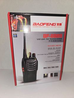 Baofeng Walkie Talkies Bf-888s Long Range TwoWay Radios For Adults Rechargeable