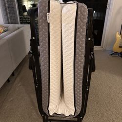 Folding Bed with Mattress for Adults, Twin Size, Portable Foldable Bed with Luxurious Memory Foam Mattress