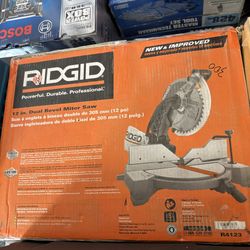 Ridgid New 12” Dual Bevel Miter Saw 