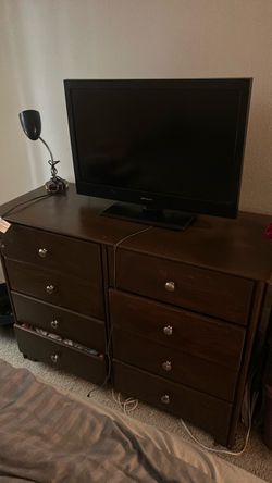 Dresser and TV